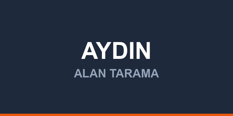 Aydın Alan Tarama Sistemleri ve Cihazları