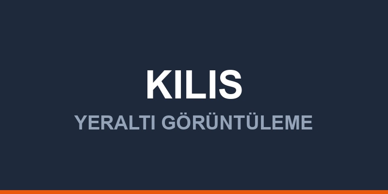 Kilis Yeraltı Görüntüleme Radarı Fiyatları