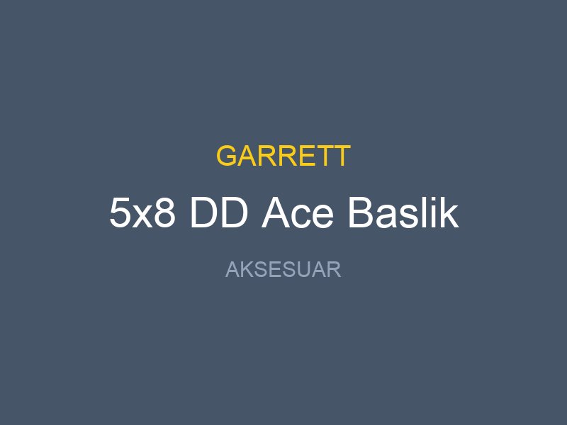 5x8 DD Ace Baslik
