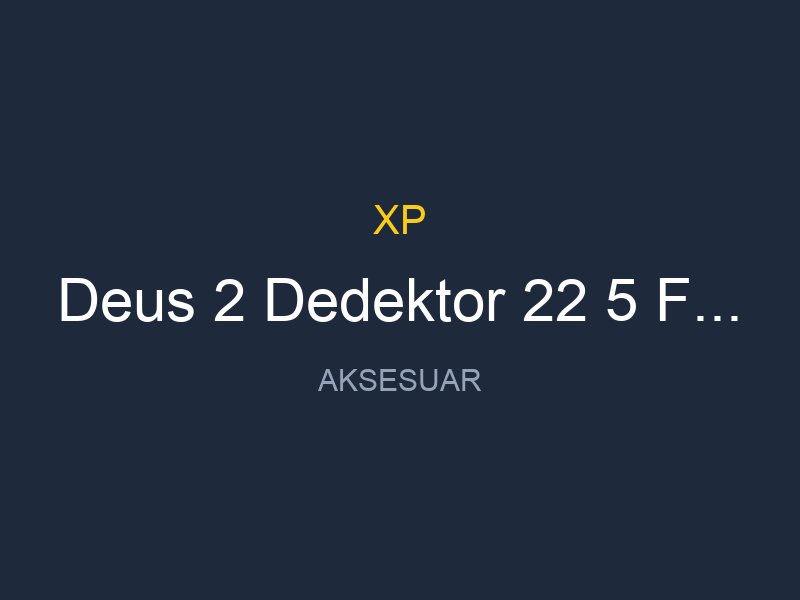 Deus 2 Dedektor 22 5 FMF Baslik Ana Kontrol Unitesi
