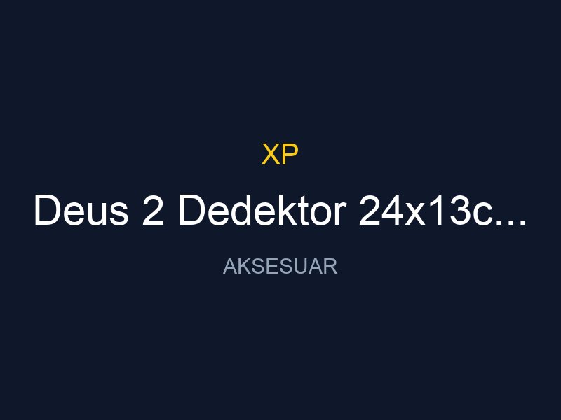 Deus 2 Dedektor 24x13cm Hf2 Yuksek Multi Frekansli Baslik