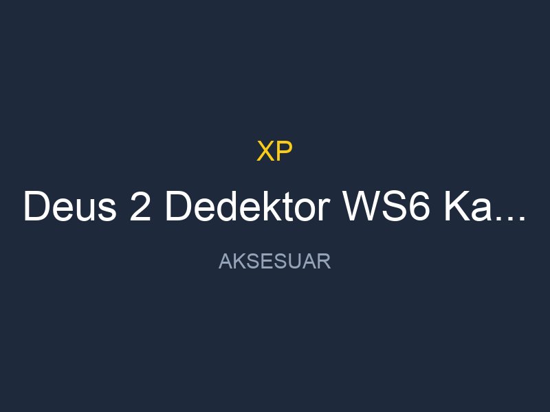 Deus 2 Dedektor WS6 Kablosuz Kulaklik