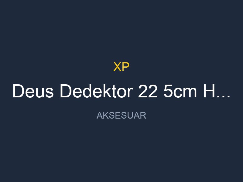 Deus Dedektor 22 5cm Hf Baslik Ana Kontrol Unitesi Ws5 Kulaklik