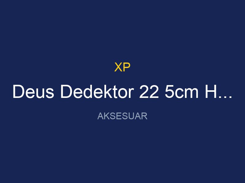 Deus Dedektor 22 5cm Hf Baslik Ve Ana Kontrol Unitesi Dahil Kablosuz Kulaklik Haric