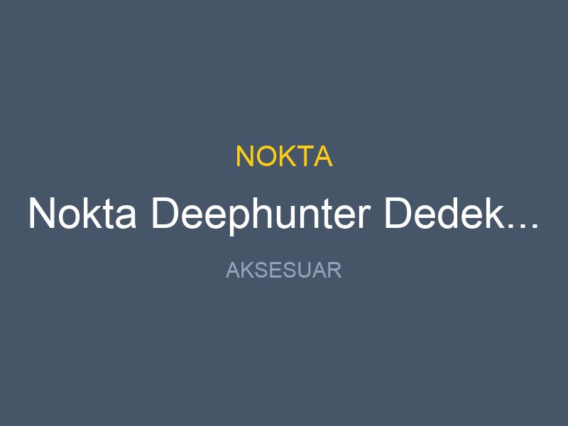 Nokta Deephunter Dedektor Sistem Kutusu Baglanti Kablosu