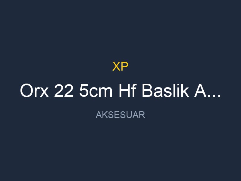 Orx 22 5cm Hf Baslik Ana Kontrol Unitesi Rc Wsaudio Kulaklik Full Paket