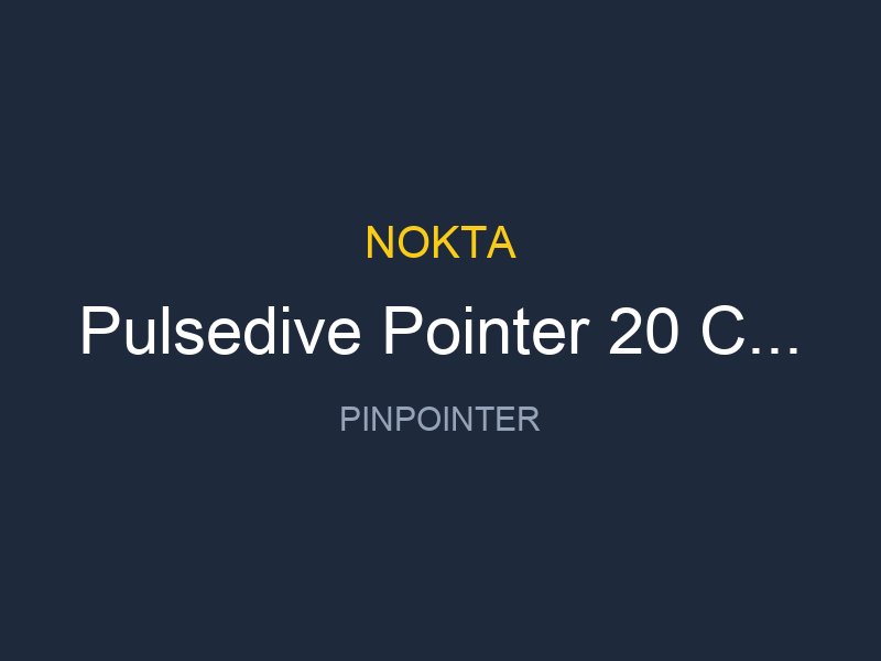 Pulsedive Pointer 20 Cm Buyuk Baslikli Sari